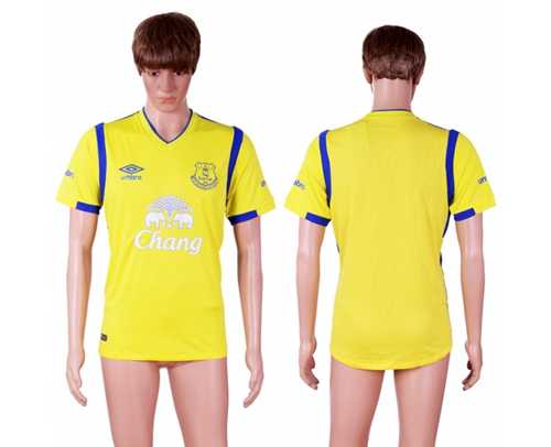Everton Blank Sec Away Soccer Club Jersey