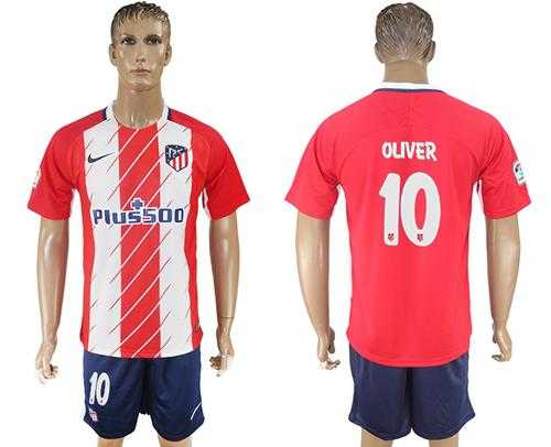 Atletico Madrid #10 Oliver Home Soccer Club Jersey