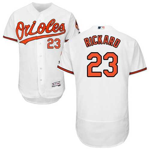 Baltimore Orioles #23 Joey Rickard White Flexbase Authentic Collection Stitched MLB Jersey