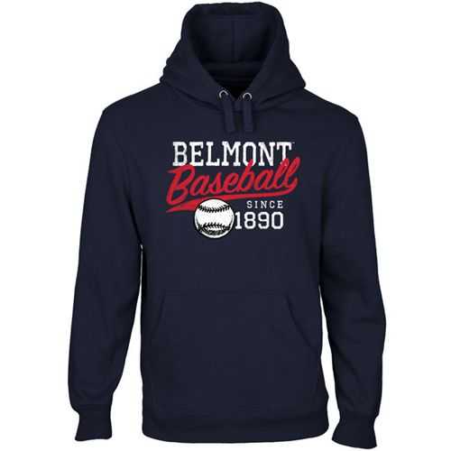 Belmont Bruins Ballpark Pullover Hoodie Navy Blue