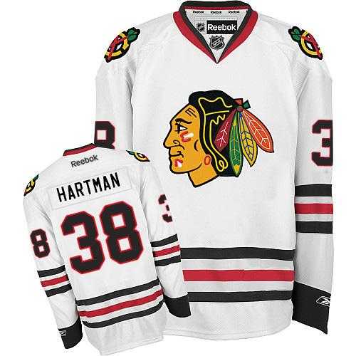 Chicago Blackhawks #38 Ryan Hartman White Stitched NHL Jersey
