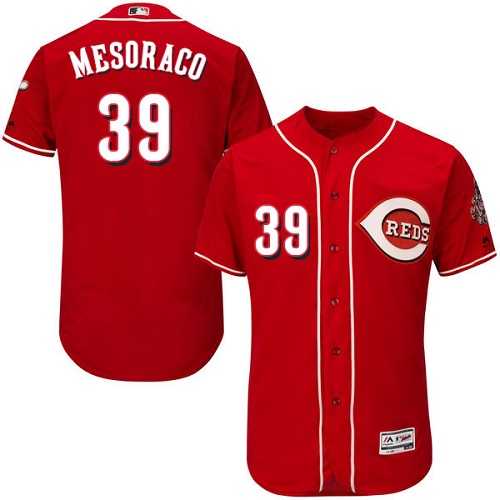 Cincinnati Reds #39 Devin Mesoraco Red Flexbase Authentic Collection Stitched MLB Jersey