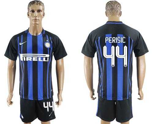 Inter Milan #44 Perisic Home Soccer Club Jersey
