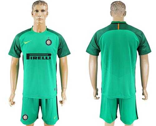 Inter Milan Blank Green Goalkeeper Soccer Club Jersey
