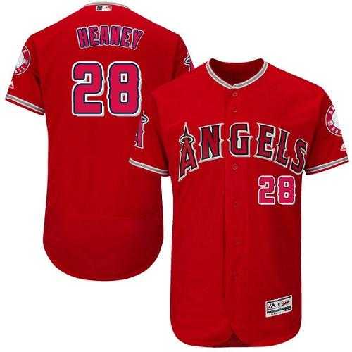 Los Angeles Angels Of Anaheim #28 Andrew Heaney Red Flexbase Authentic Collection Stitched MLB Jersey