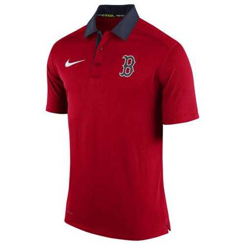 Men's Boston Red Sox Nike Red Authentic Collection Dri-FIT Elite Polo