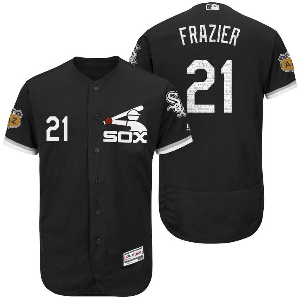 Men's Chicago White Sox #21 Todd Frazier2017 Spring Training Cool Base Stitched MLB Jersey