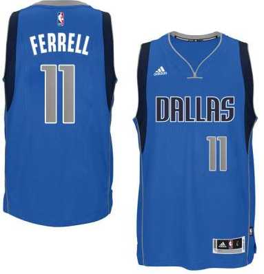 Men's Dallas Mavericks #11 Yogi Ferrell adidas Royal Blue Swingman climacool Jersey