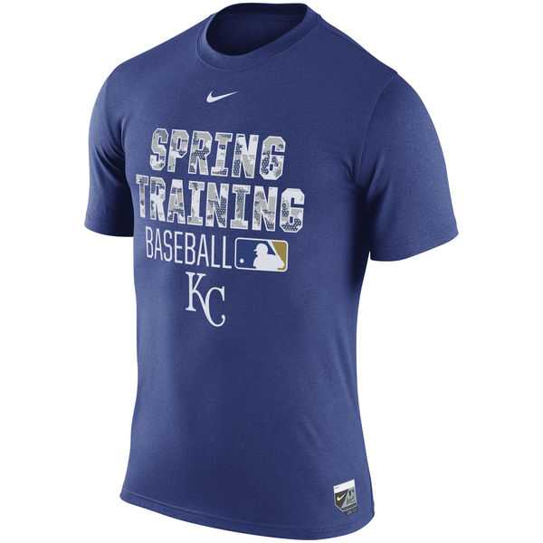 Men's Kansas City Royals Nike Royal 2017 Spring Training Authentic Collection Legend Team Issue Performance T-Shirt