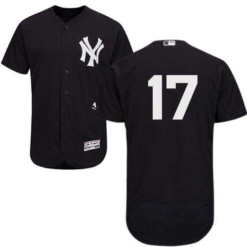 Men's New York Yankees #17 Matt Holliday Navy Blue Flexbase Authentic Collection Stitched MLB Jersey