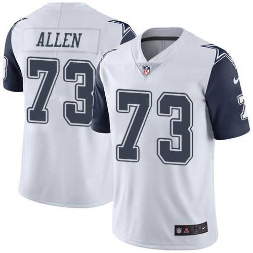 Men's Nike Dallas Cowboys #73 Larry Allen White Stitched NFL Limited Rush Jersey