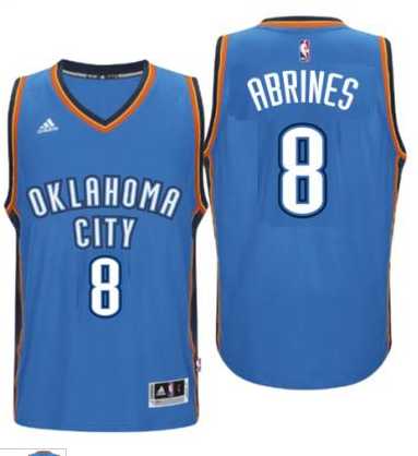 Men's Oklahoma City Thunder #8 Alex Abrines adidas Light Blue Player Swingman Jersey