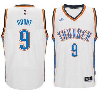 Men's Oklahoma City Thunder #9 Jerami Grant adidas White New Swingman Home Jersey