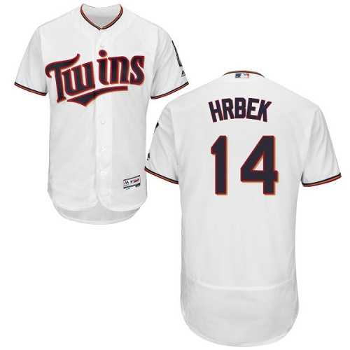 Minnesota Twins #14 Kent Hrbek White Flexbase Authentic Collection Stitched MLB Jersey