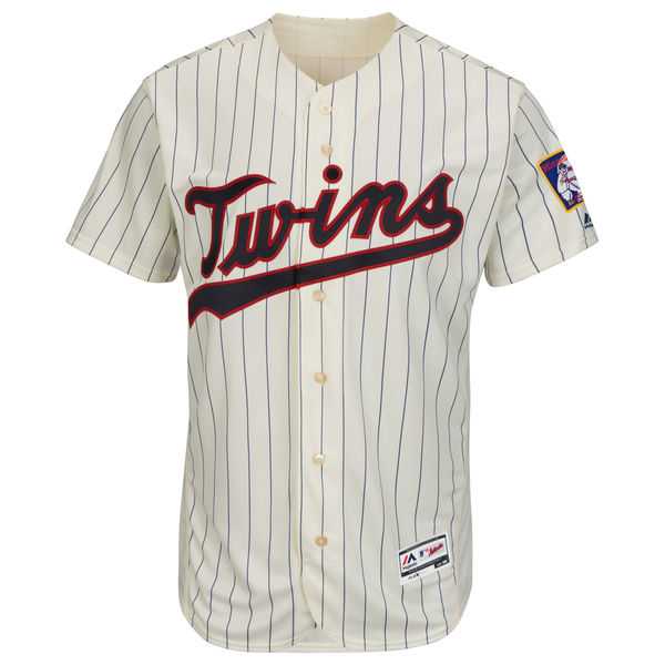 Minnesota Twins Cream(Black Strip) Flexbase Authentic Collection Stitched Baseball Jersey