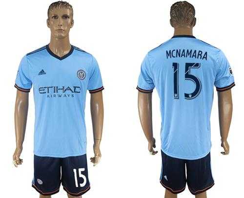 New York City #15 Mcnamara Home Soccer Club Jersey