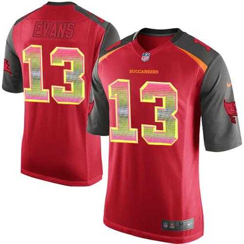 Nike Tampa Bay Buccaneers #13 Mike Evans Red Team Color Men's Stitched NFL Limited Strobe Jersey