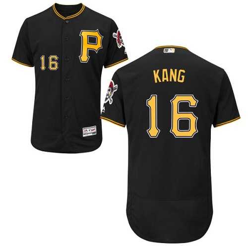 Pittsburgh Pirates #16 Jung-ho Kang Black Flexbase Authentic Collection Stitched MLB Jersey