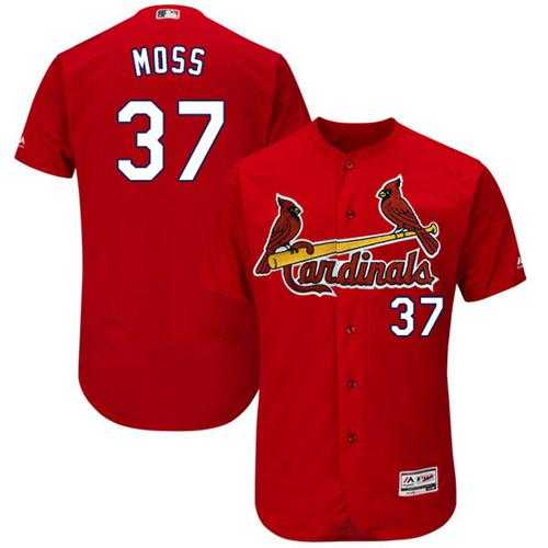 St. Louis Cardinals #37 Brandon Moss Red Flexbase Authentic Collection Stitched MLB Jersey