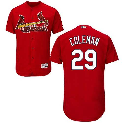 St.Louis Cardinals #29 Vince Coleman Red Flexbase Authentic Collection Stitched MLB Jersey