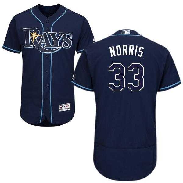 Tampa Bay Rays #33 Derek Norris Dark Blue Flexbase Authentic Collection Stitched MLB Jersey
