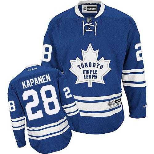 Toronto Maple Leafs #28 Kasperi Kapanen Blue Alternate Stitched NHL Jersey