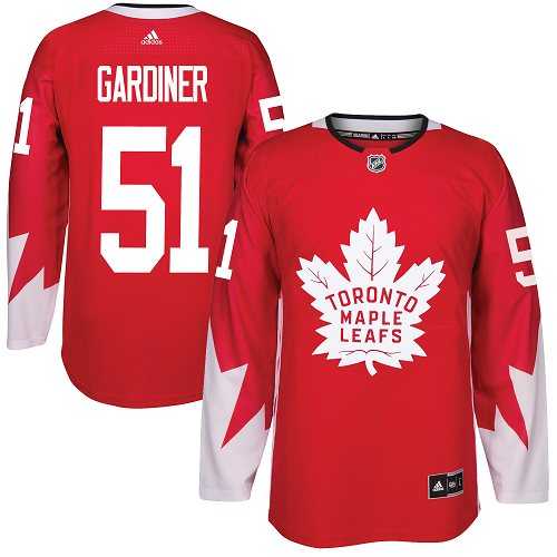 Toronto Maple Leafs #51 Jake Gardiner Red Alternate Stitched NHL Jersey