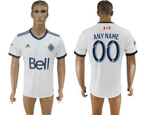 Vancouver Whitecaps FC Personalized Home Soccer Club Jersey