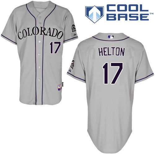 Women's Colorado Rockies #17 Todd Helton Grey Road Stitched MLB Jersey