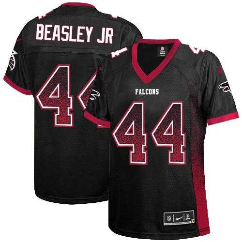Women's Nike Atlanta Falcons #44 Vic Beasley Jr Black Alternate Stitched NFL Elite Drift Fashion Jersey