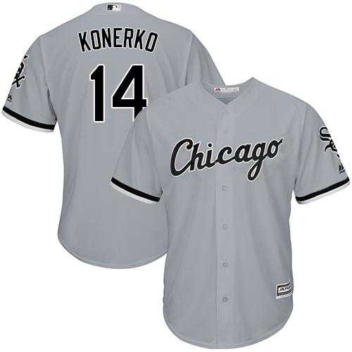 Youth Chicago White Sox #14 Paul Konerko Grey Cool Base Stitched MLB Jersey
