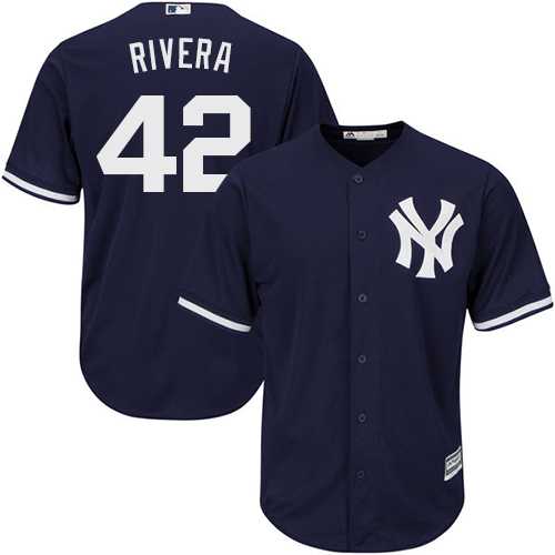 Youth New York Yankees #42 Mariano Rivera Navy blue Cool Base Stitched MLB Jersey