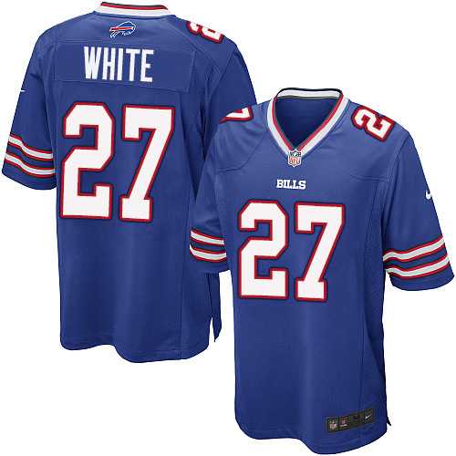 Youth Nike Buffalo Bills #27 Tre'Davious White Royal Blue Team Color Stitched NFL New Elite Jersey