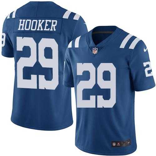 Youth Nike Indianapolis Colts #29 Malik Hooker Royal Blue Stitched NFL Limited Rush Jersey