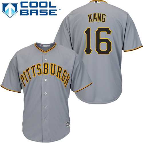 Youth Pittsburgh Pirates #16 Jung-ho Kang Grey Cool Base Stitched MLB Jersey