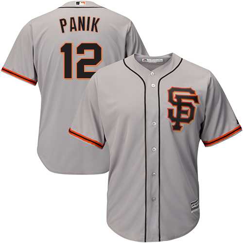 Youth San Francisco Giants #12 Joe Panik Grey Road 2 Cool Base Stitched MLB Jersey