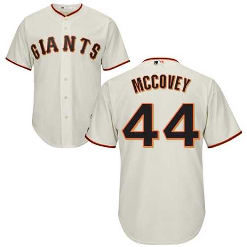 Youth San Francisco Giants #44 Willie McCovey Cream Cool Base Stitched MLB Jersey