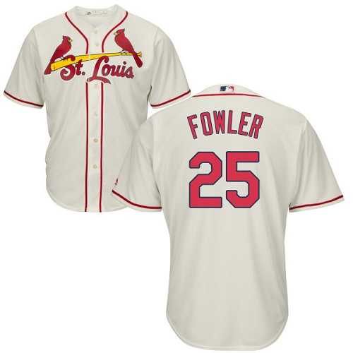 Youth St.Louis Cardinals #25 Dexter Fowler Cream Cool Base Stitched MLB Jersey