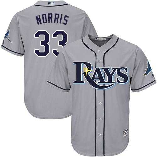 Youth Tampa Bay Rays #33 Derek Norris Grey Cool Base StitchedMLB Jersey