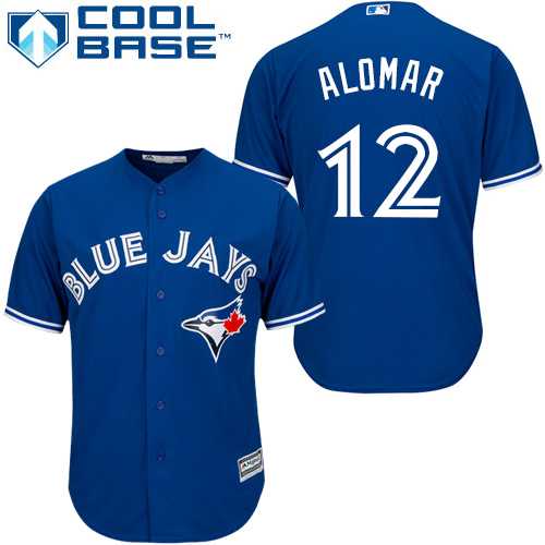 Youth Toronto Blue Jays #12 Roberto Alomar Blue Cool Base Stitched MLB Jersey