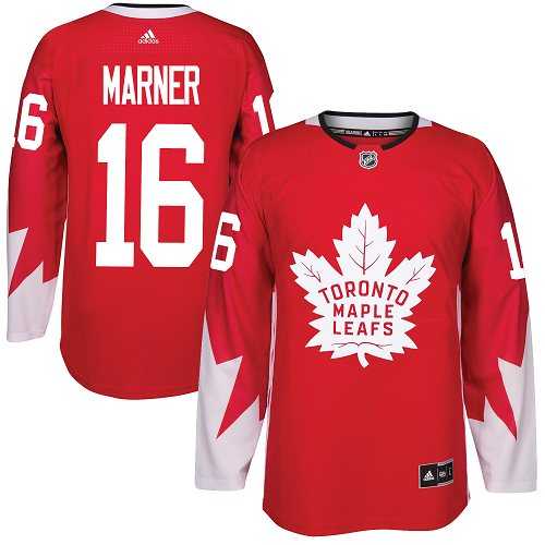 Youth Toronto Maple Leafs #16 Mitchell Marner Red Alternate Stitched NHL Jersey