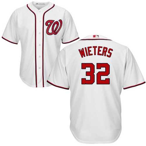 Youth Washington Nationals #32 Matt Wieters White Cool Base Stitched MLB Jersey