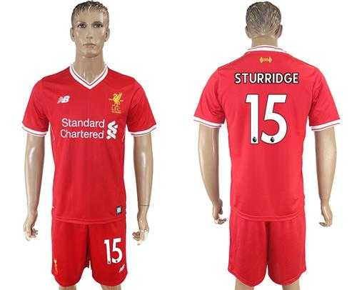 Liverpool #15 Sturridge Red Home Soccer Club Jersey