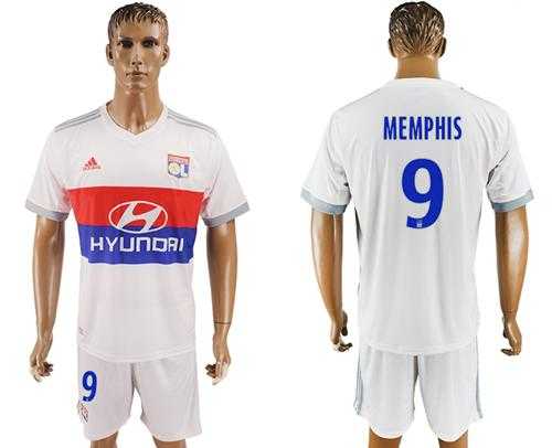 Lyon #9 Memphis Home Soccer Club Jersey