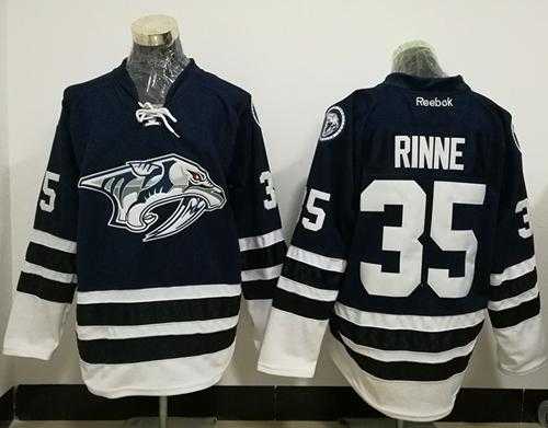 Nashville Predators #35 Pekka Rinne Blue Third Stitched NHL Jersey
