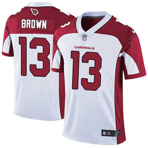 Nike Arizona Cardinals #13 Jaron Brown White Men's Stitched NFL Vapor Untouchable Limited Jersey