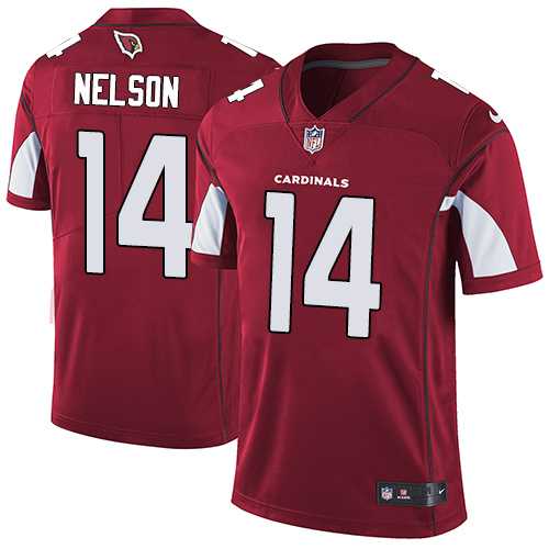 Nike Arizona Cardinals #14 J.J. Nelson Red Team Color Men's Stitched NFL Vapor Untouchable Limited Jersey