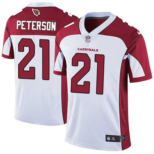 Nike Arizona Cardinals #21 Patrick Peterson White Men's Stitched NFL Vapor Untouchable Limited Jersey