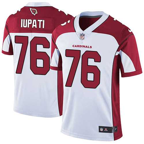 Nike Arizona Cardinals #76 Mike Iupati White Men's Stitched NFL Vapor Untouchable Limited Jersey