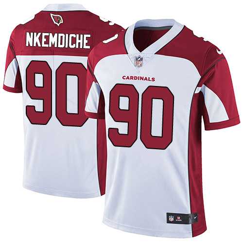 Nike Arizona Cardinals #90 Robert Nkemdiche White Men's Stitched NFL Vapor Untouchable Limited Jersey